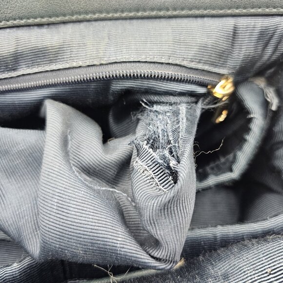 House of Flynn Purse Camera Bag Travel Shoulder Bag Hand Bag Green Velvet LARGE - Picture 14 of 16